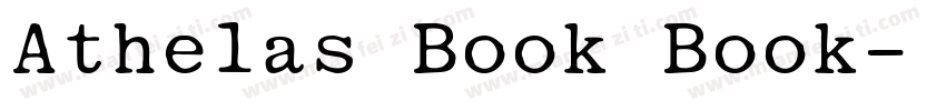 Athelas Book Book字体转换